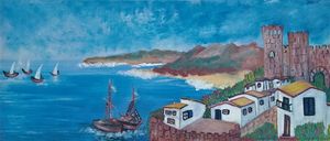 Barcos na enseada